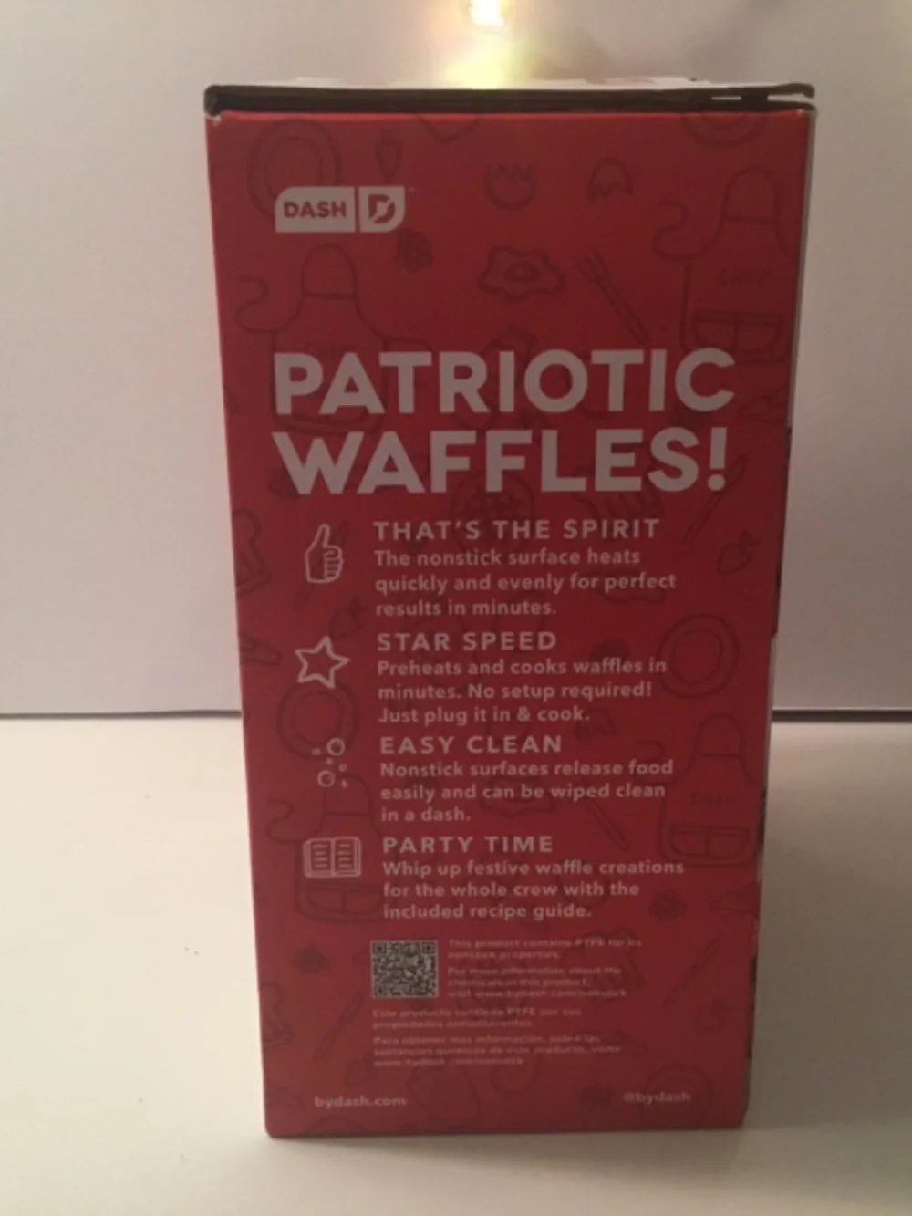 New DASH Americana Mini Waffle Maker